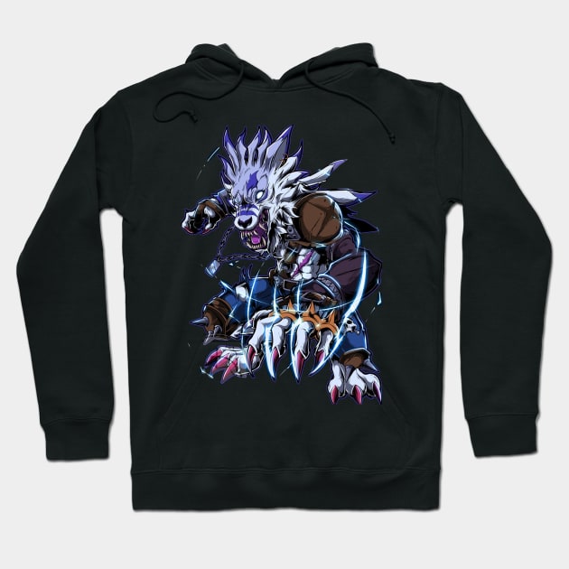 weregarurumon Hoodie by weirdesigns